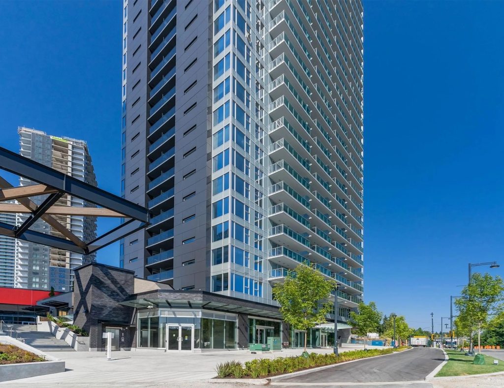high rise condo building in central city, surrey